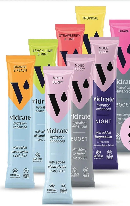 Electrolytes - Hydration - Pick over 10 Flavours at reception - Saunaicebalance