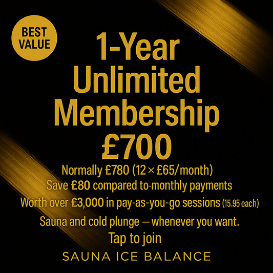 Unlock Unlimited Wellness for a Whole Year - Saunaicebalance